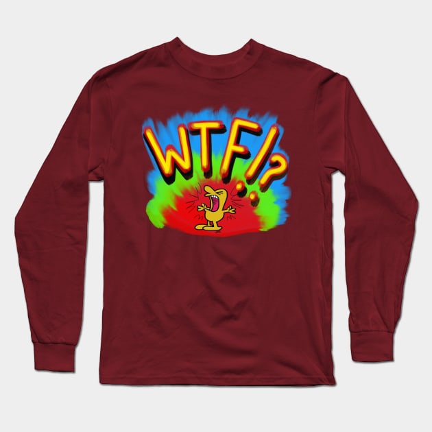 WTF!? Long Sleeve T-Shirt by wolfmanjaq